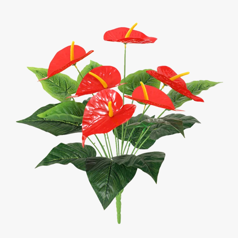 Artificial plants monstera palm anthurium interior decoration outdoor - view 6