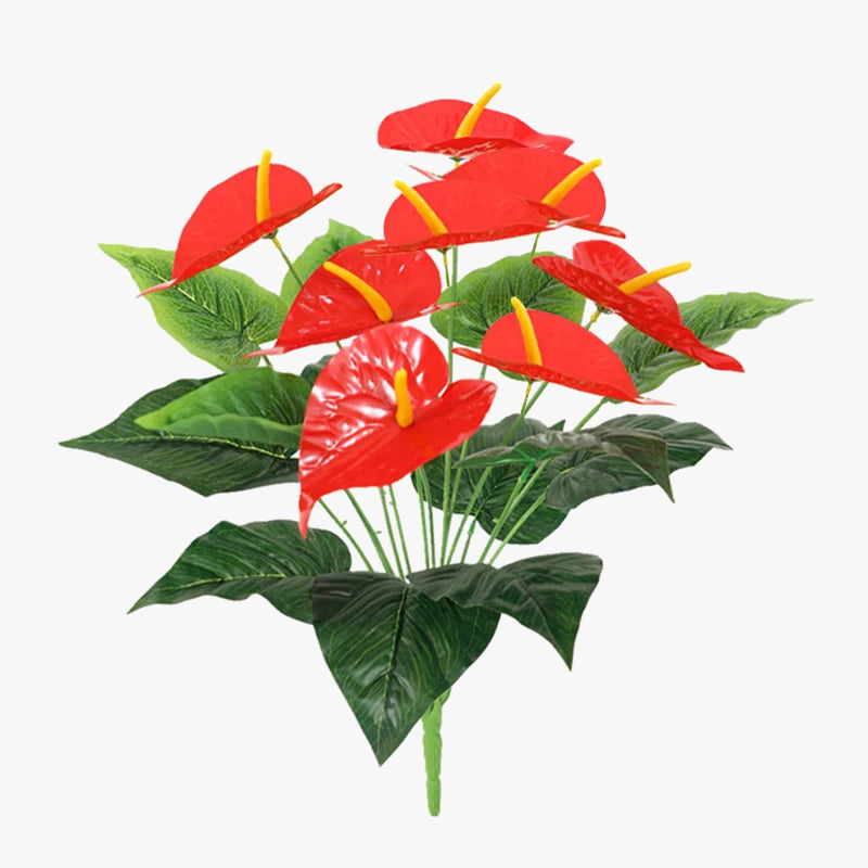 Artificial plants monstera palm anthurium interior decoration outdoor - view 7