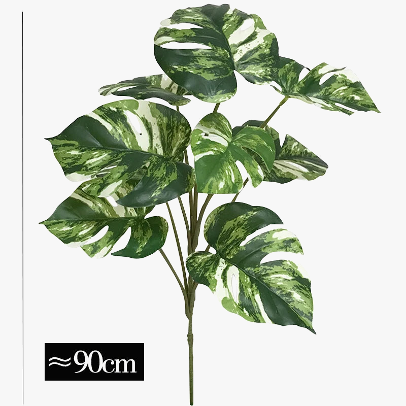 90 cm Artificial Monstera Plant with Turtle-Shaped Leaves - view 10
