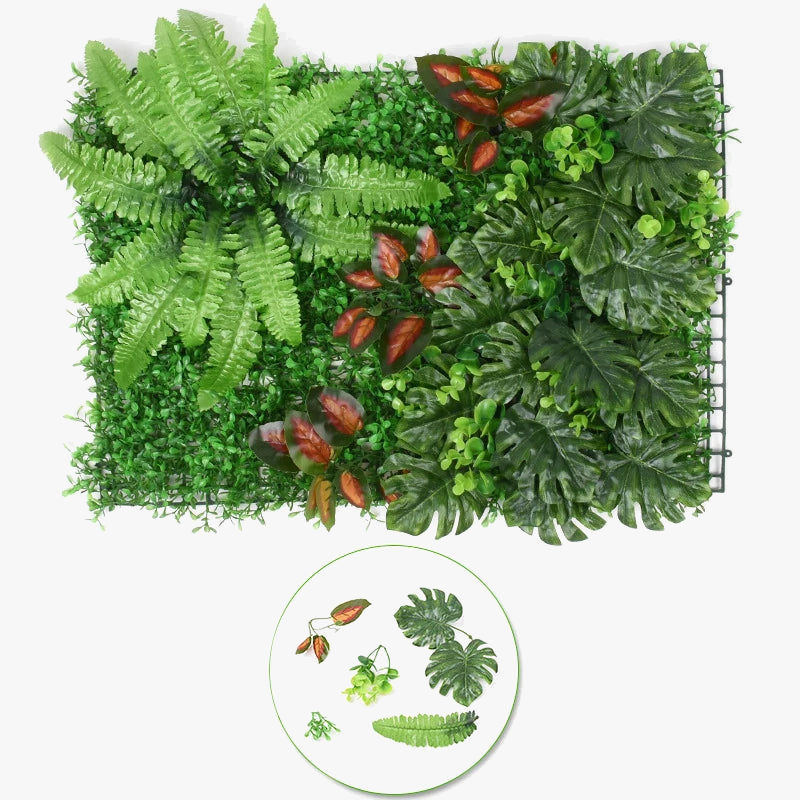 Artificial tropical mural plants for decoration garden wedding - view 3