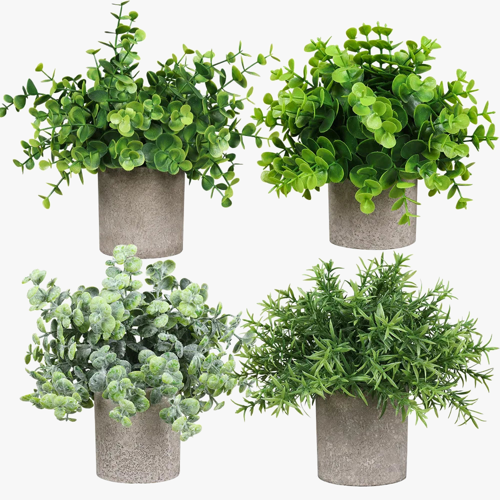 Artificial plants for office and table decoration