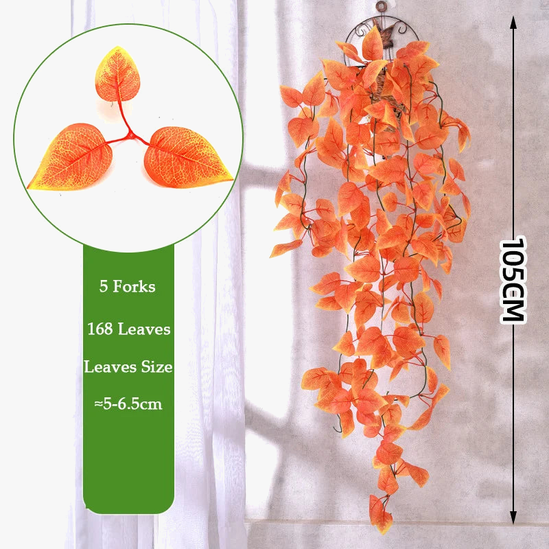 Hanging Artificial Plant Vine, 105 cm, Five-Branch Style - view 5