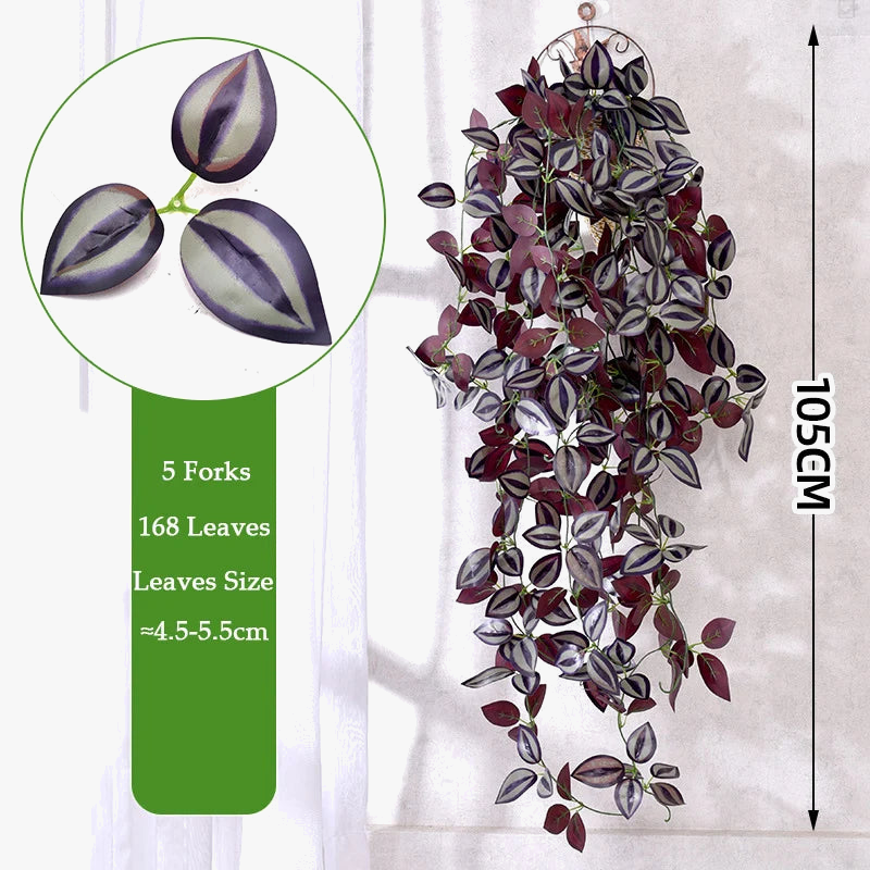 Hanging Artificial Plant Vine, 105 cm, Five-Branch Style - view 7