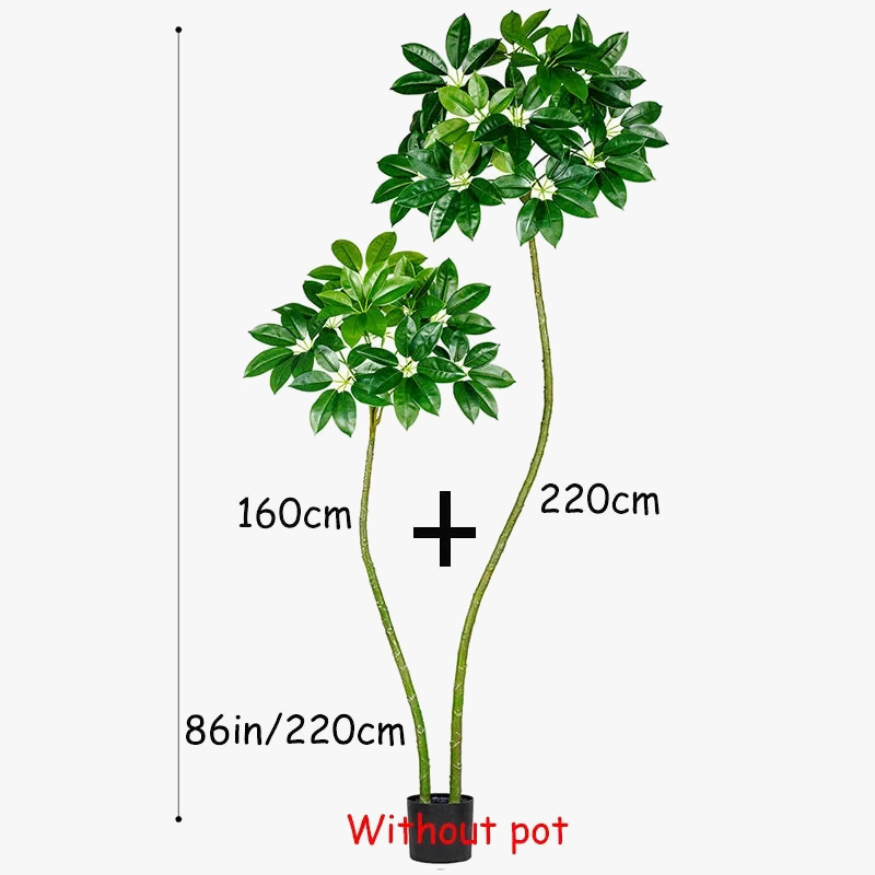 Schefflera Tropical Artificial Plant, 70 to 220 cm - view 9