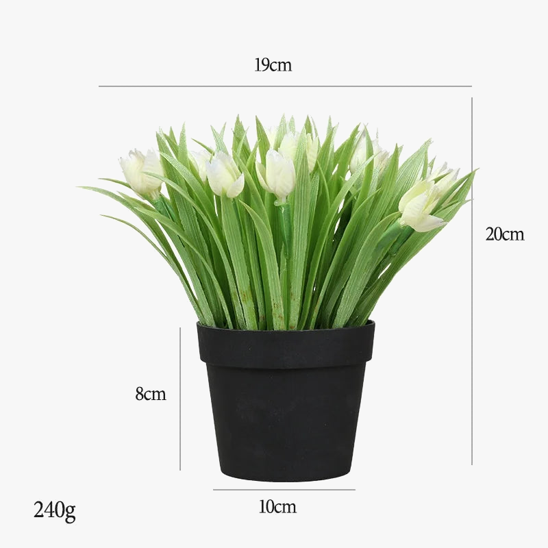 Tulip artificial plants for table decoration and garden - view 3