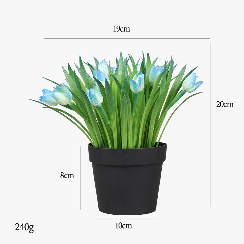 Tulip artificial plants for table decoration and garden - view 7