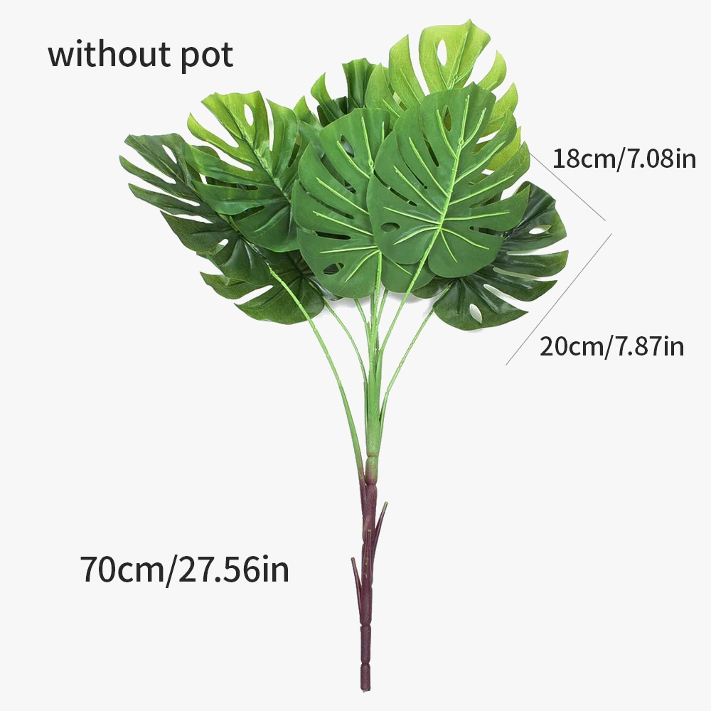 Artificial banana plants and tropical decorative foliage - view 7