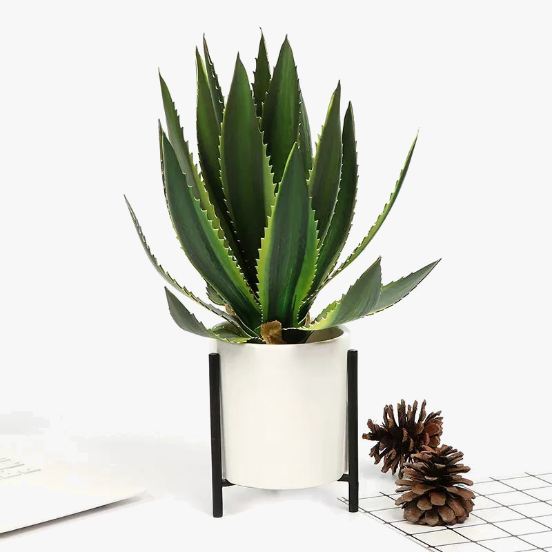 Artificial succulent plants aloe vera interior and exterior decoration