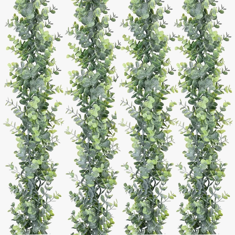 Artificial eucalyptus hanging plants for interior and exterior decoration