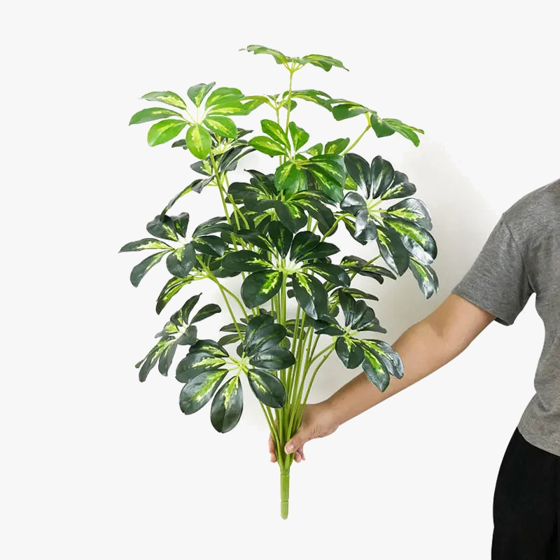 Artificial tropical plants foliage for interior and exterior decoration
