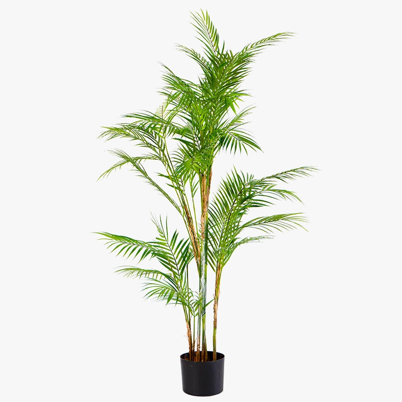 Tropical plants tall artificial palm pot outdoor decoration - view 7