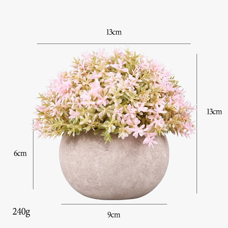 Artificial green plants in pot for interior and exterior decoration - view 2