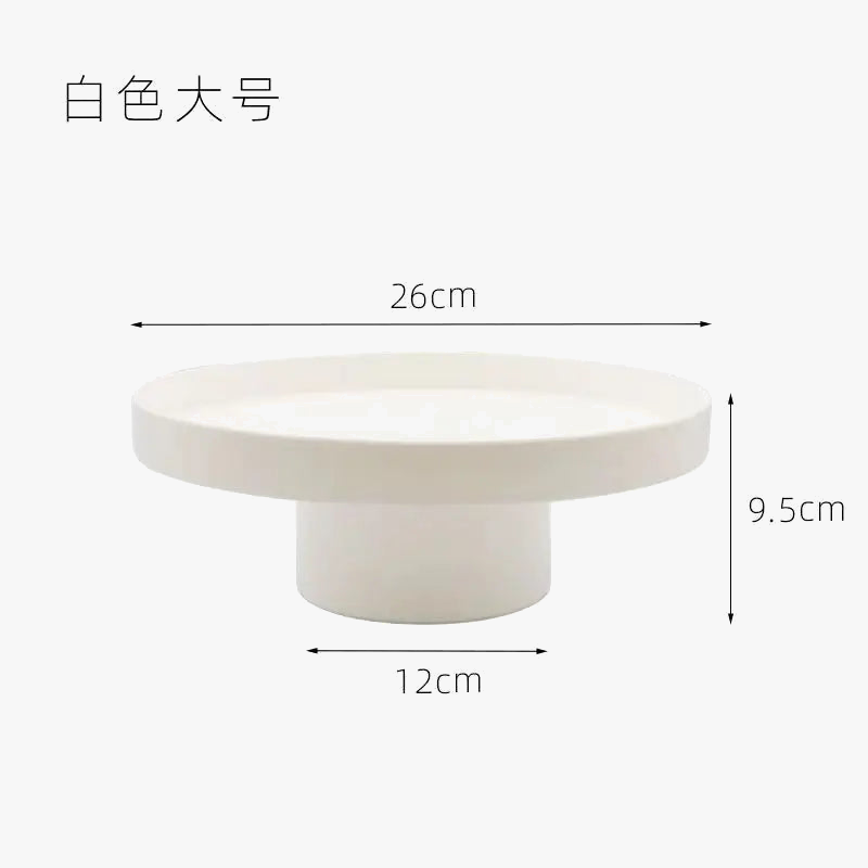 Round decorative storage tray for fruits and cosmetics - view 4