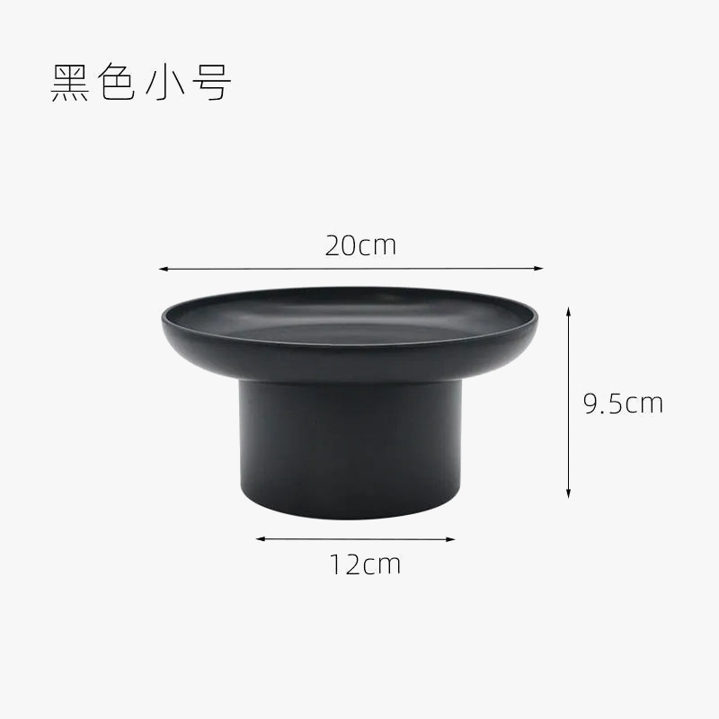 Round decorative storage tray for fruits and cosmetics - view 5