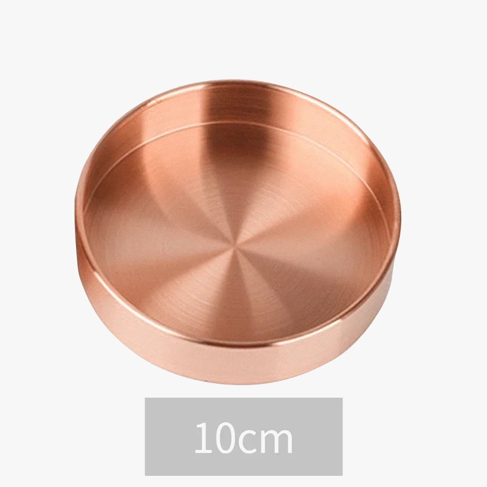 Stainless steel storage tray for jewelry and decorations - view 9