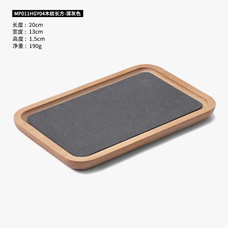 Wooden storage tray for jewelry watches and necklaces - view 5