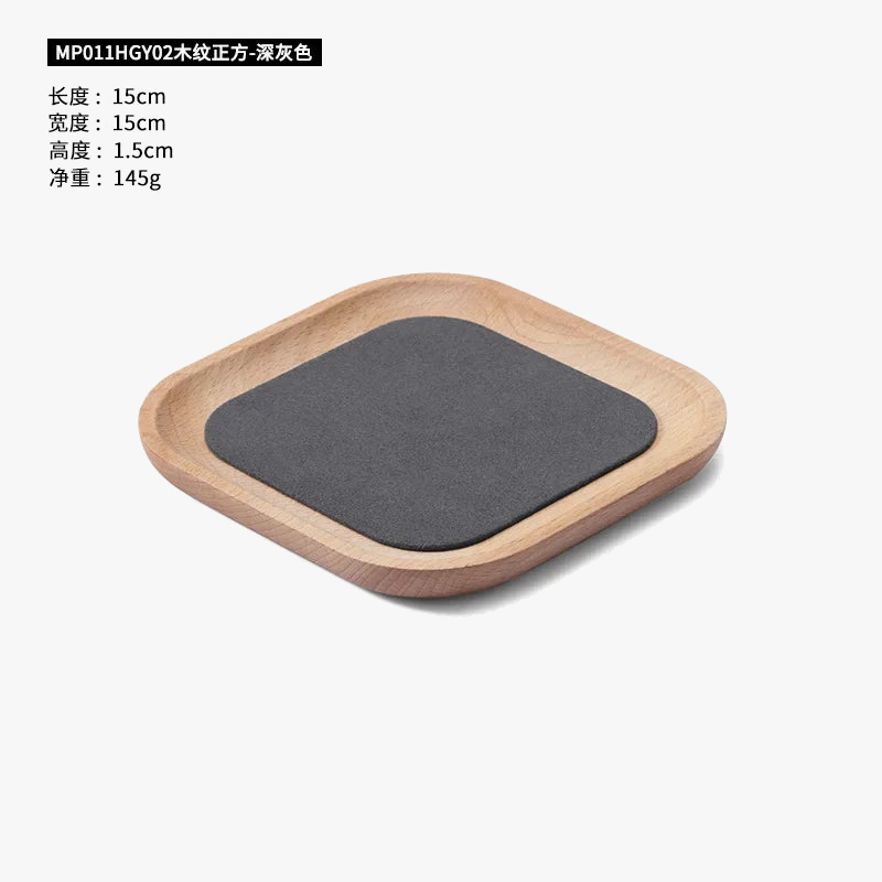 Wooden storage tray for jewelry watches and necklaces - view 6