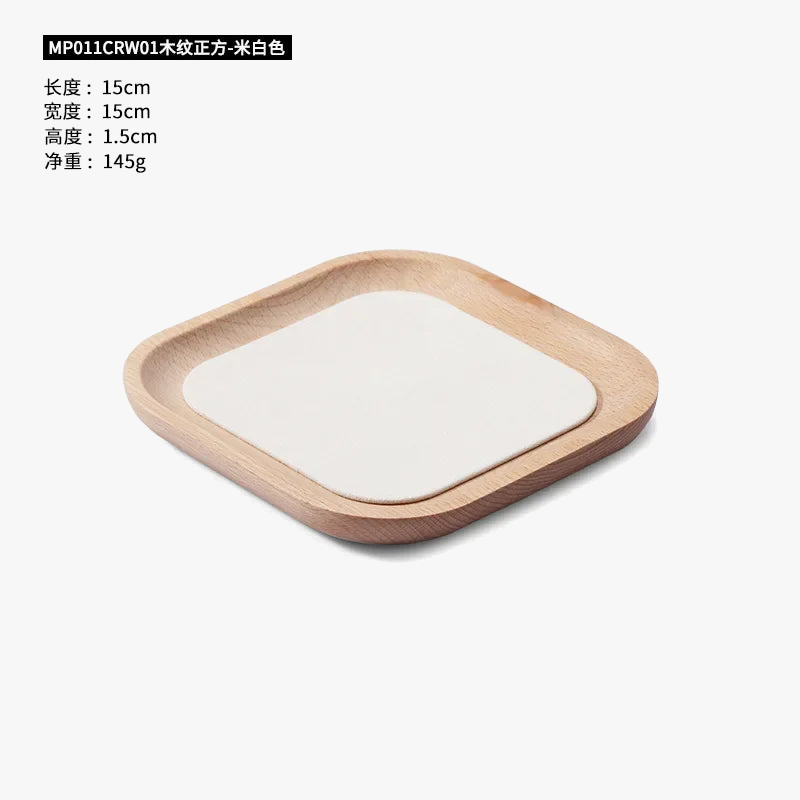 Wooden storage tray for jewelry watches and necklaces - view 8