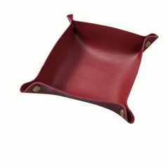 Multifunction leather storage tray for various objects - view 5