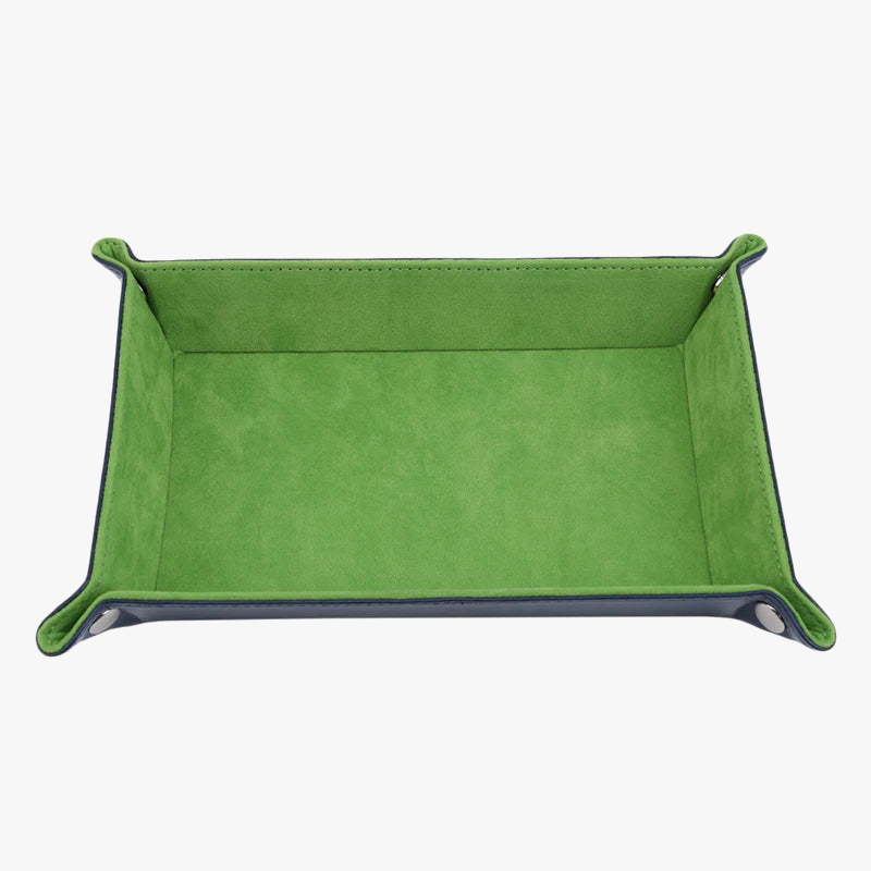 Foldable leather storage tray for games and miscellaneous items - view 10