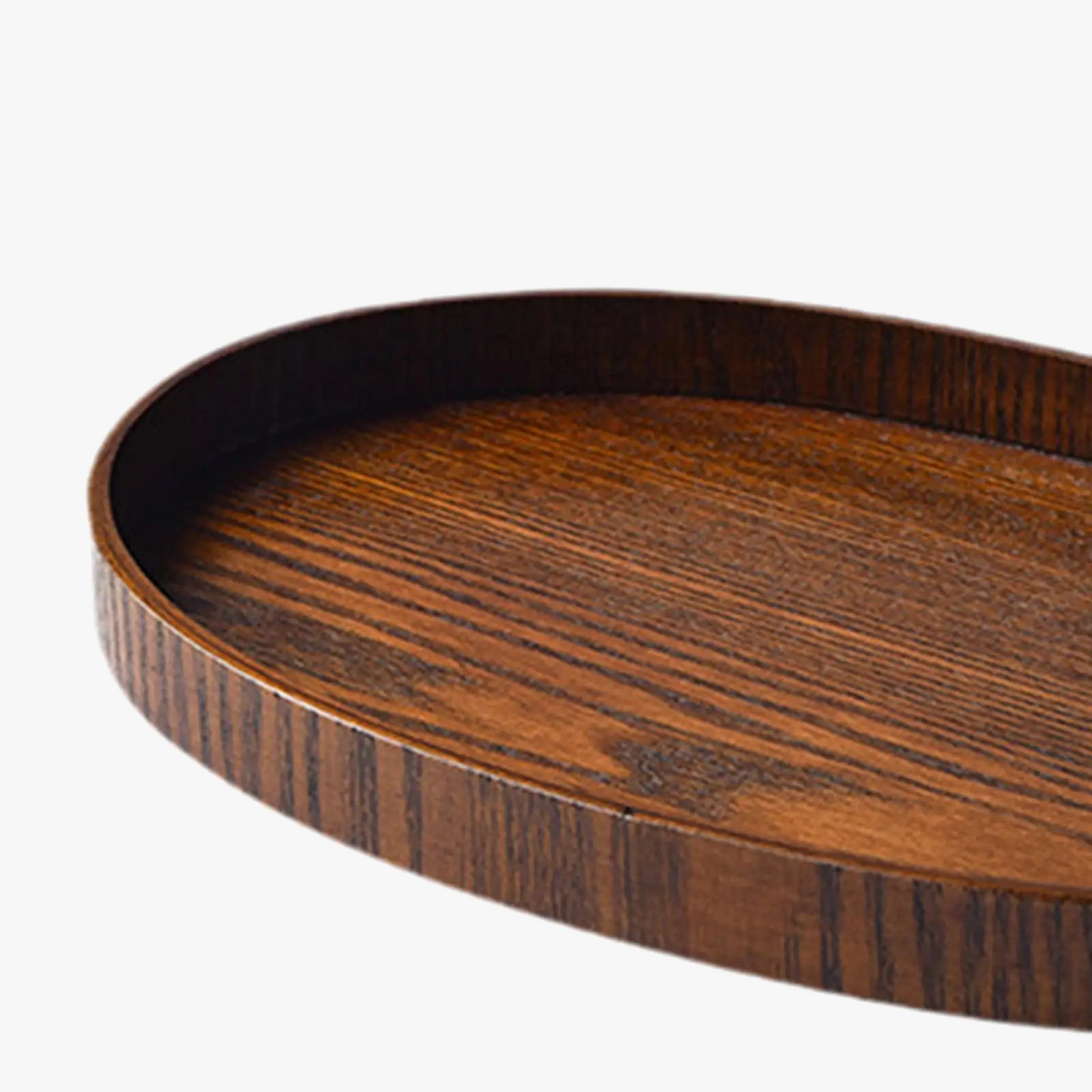Wooden tray for serving food fruit bread dessert - view 5