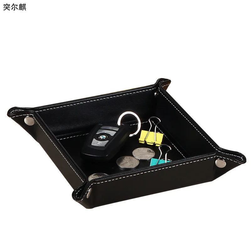 Modern pocket-vacuum tray for keys and small objects