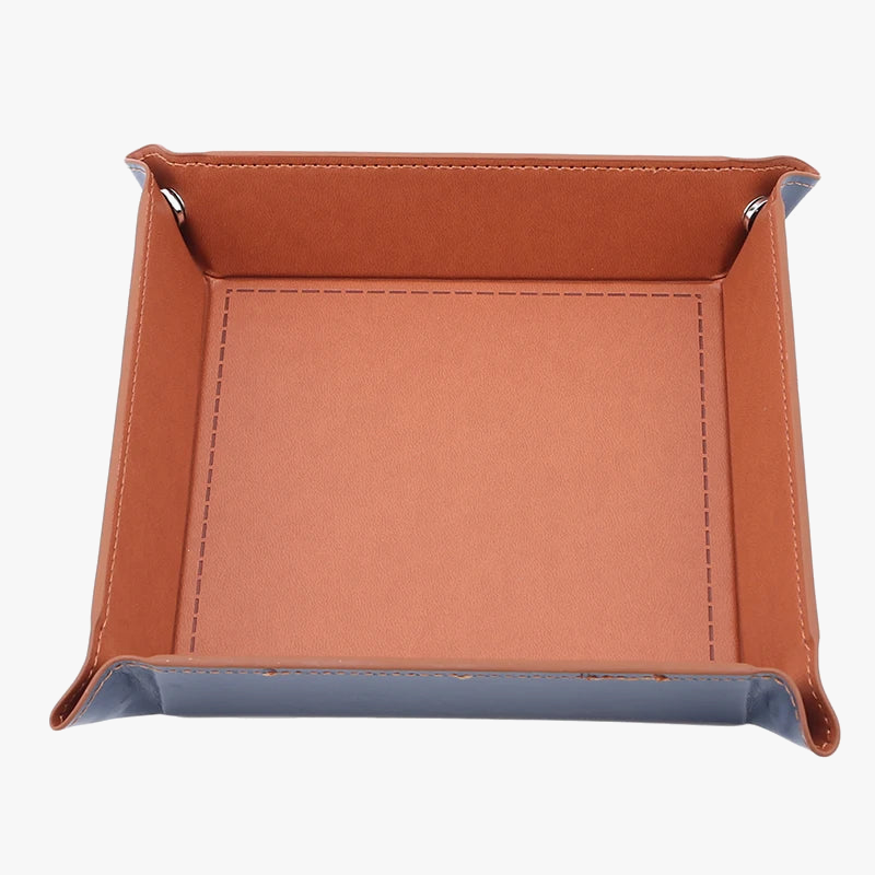 Foldable leather top for various storage and accessories - view 10