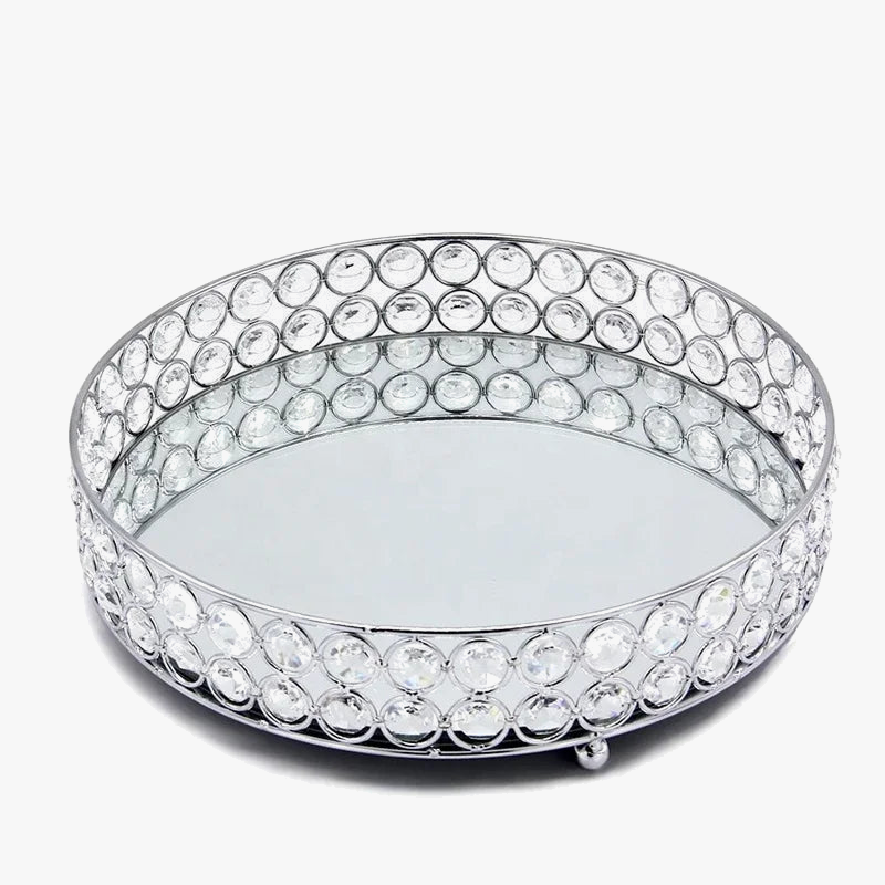 Round glass shelf for storage and decoration - view 2