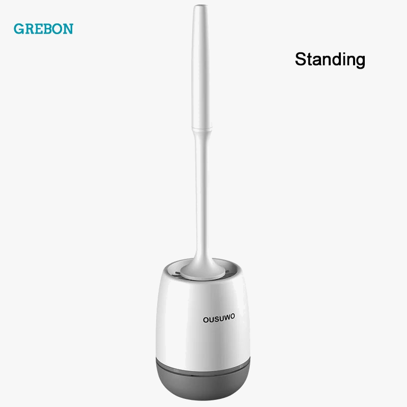Self-cleaning silicone brush holder for bathroom - view 8
