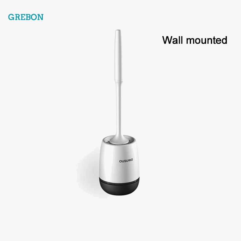 Self-cleaning silicone brush holder for bathroom - view 10