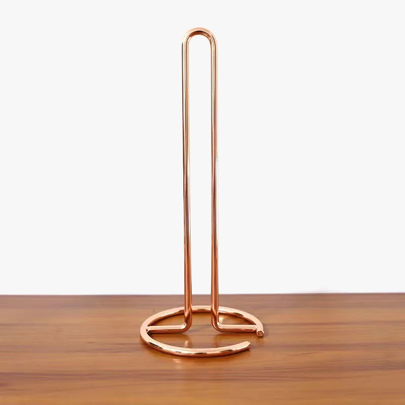 Stainless steel roll holder for towels and towels - view 6