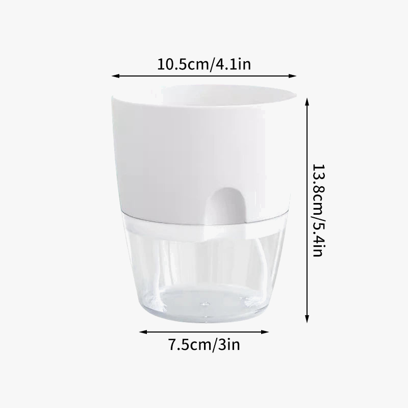 Plastic self-watering flower jar for succulent plants - view 10
