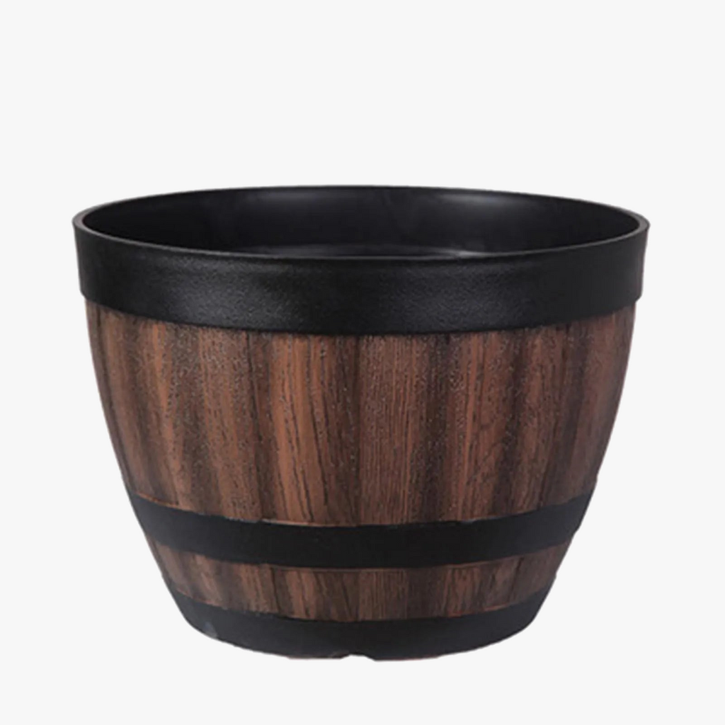Retro flower pot in bucket for garden and interior decoration - view 6