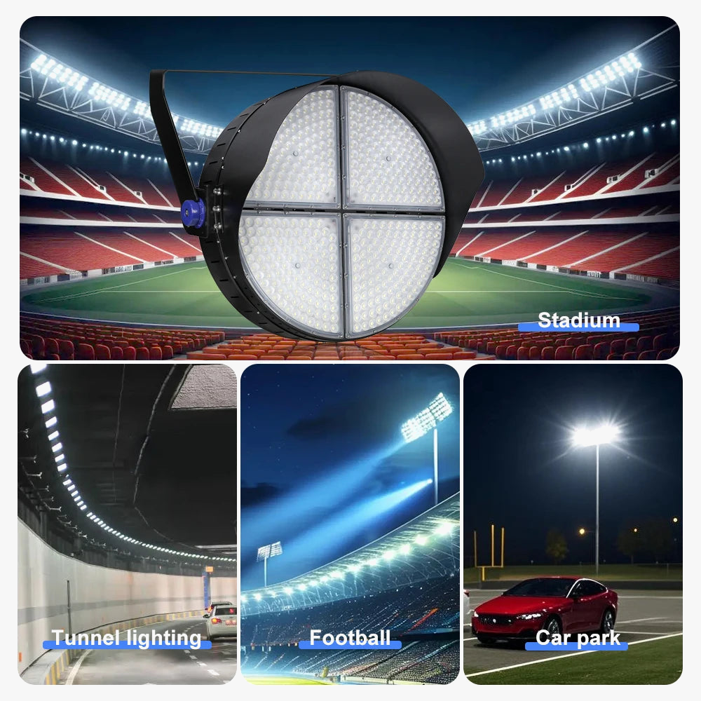 Waterproof led projector for outdoor lighting stadium parking lot - view 7