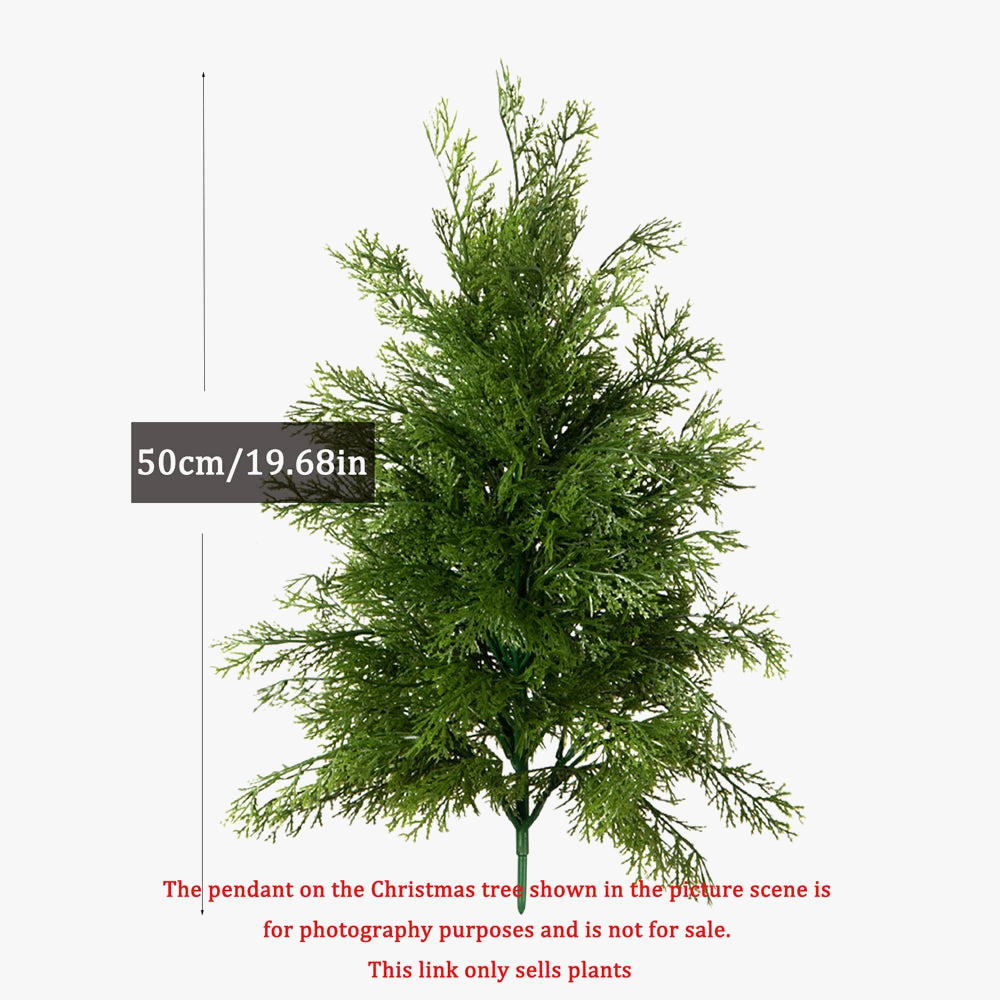 Artificial plastic Christmas tree for festive decorations - view 8