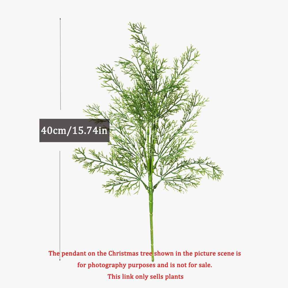Artificial plastic Christmas tree for festive decorations - view 9