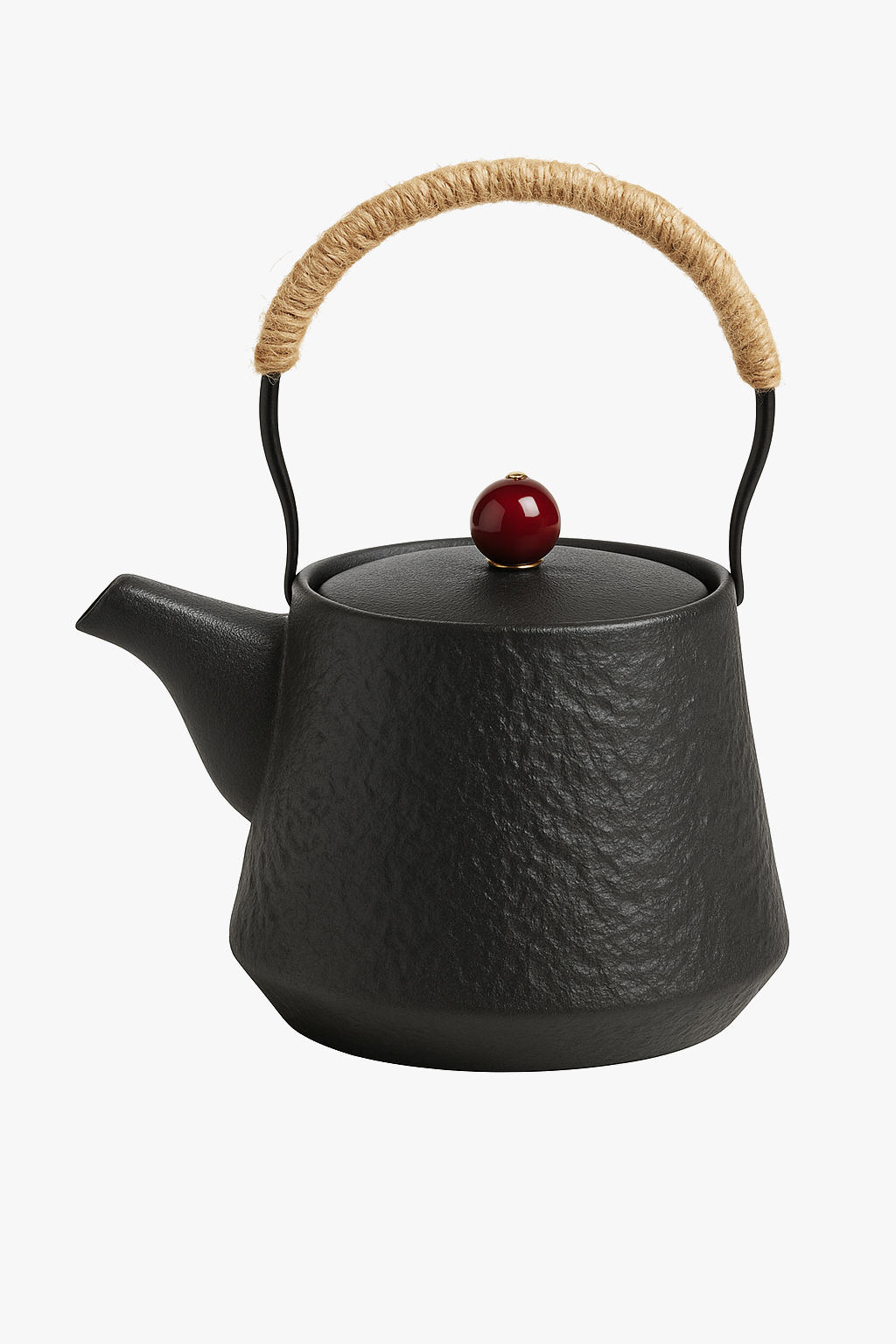 Retro Japanese Ceramic Tea Set with Individual Teapot