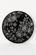 Service ceramic plates style vintage flowers
