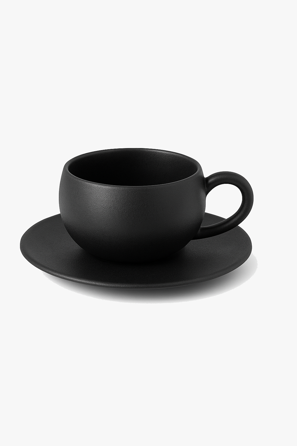 Japanese Sand and Rock Pattern Ceramic Coffee Set, 280 ml