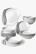Table service 24 pieces ceramic tile raye