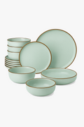 Ceramic table service 18 pieces minimalist