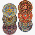 Ceramic table service floral pattern bohemian complete