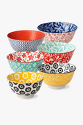 Ceramic table service floral pattern complete set