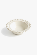 Vintage ceramic table service relief style restaurant