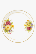 Service table porcelain fine floral pattern customizable Western