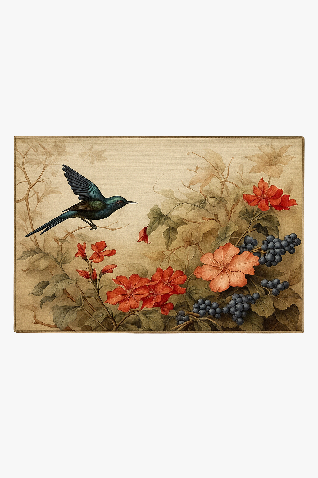 Modern Bohemian Floral Placemats