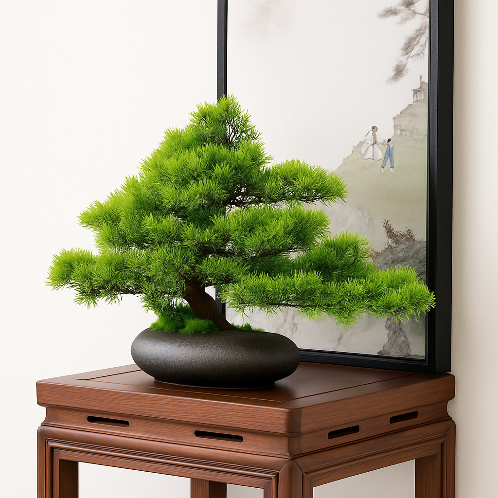 Bonsai tree simulation for interior decoration and exterior furnishings - view 3