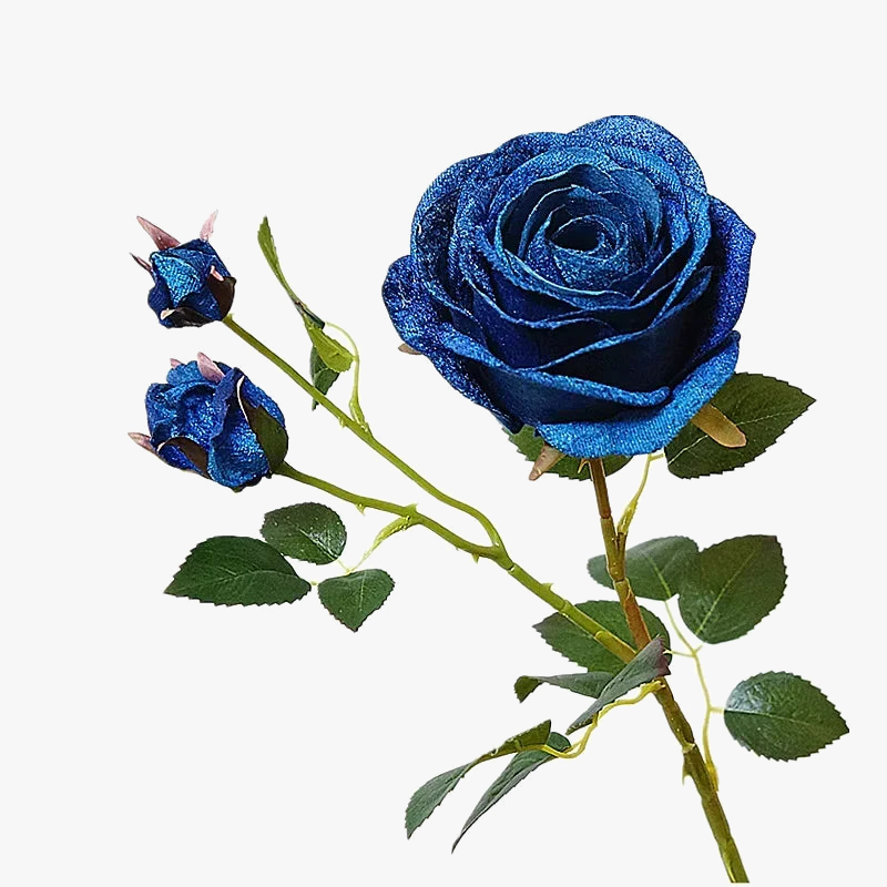 Simulation of velvet rose wines for elegant decoration - view 3