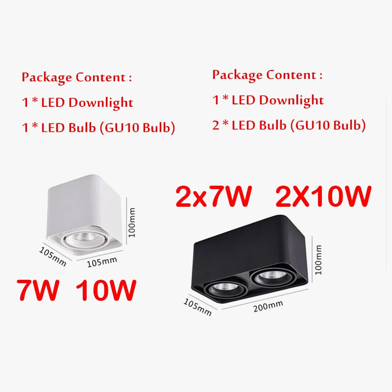 Built-in led spot with adjustable angle replaceable bulb - view 5