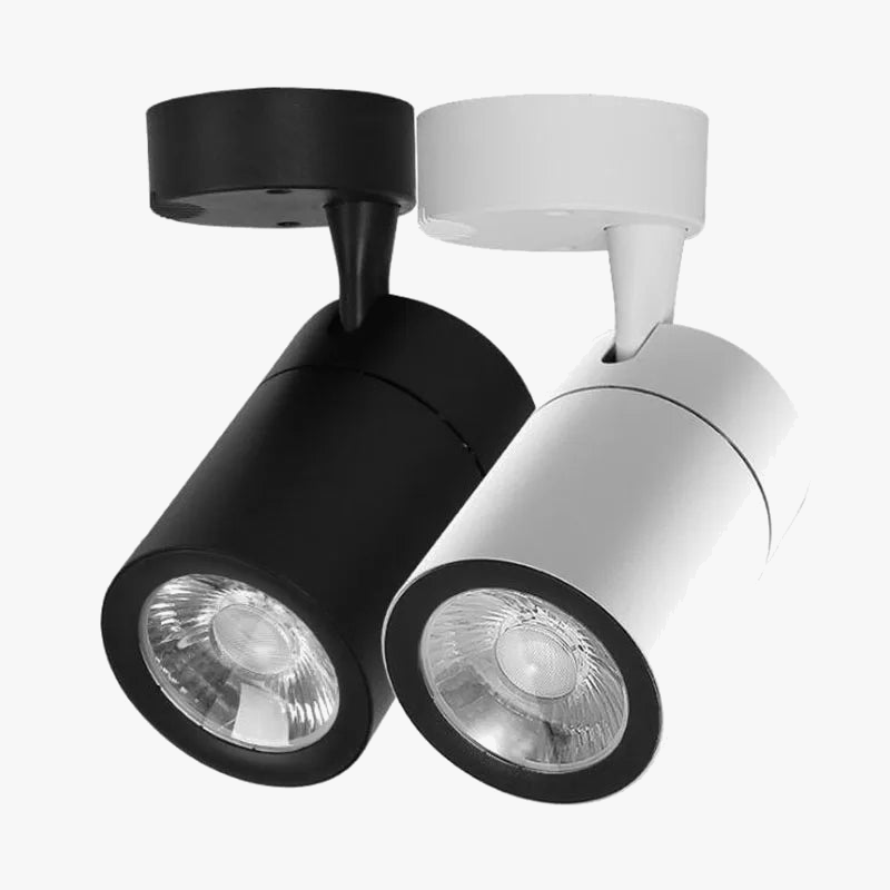 Variable intensity led spot for modern interior lighting